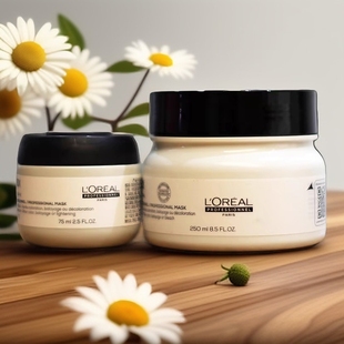 欧莱雅pro沙龙芯韧修护发膜柔滋养受损干枯吸金发膜250ml