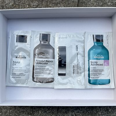 欧莱雅pro舒缓云朵瓶洗发水吸金免洗发膜修控油蓬松袋装片装10ml