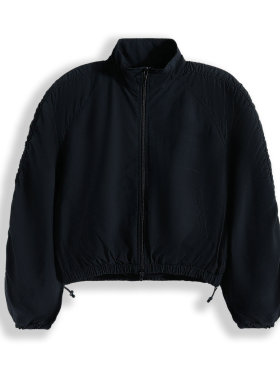 山大王 Ruched Track Jacket 女款皱褶跑道运动夹克26031110
