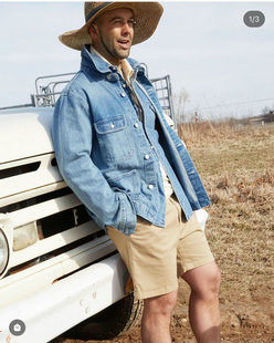 Jacket Denim复古牛仔工装 Wash 夹克 Vintage 小众高端Work