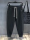 束脚哈伦卫裤 男士 男 加绒加厚休闲裤 潮流宽松小脚运动裤 秋冬季 新款