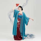 现货云鹿归鸿织造司原创宋制汉服对襟长衫 团花抹胸吊带提花缎旋裙