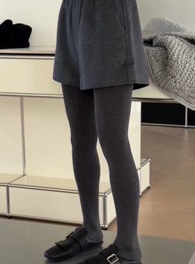 诗歌兰女装2025秋冬款 8189优雅知性法式松紧腰呢料休闲短裤女