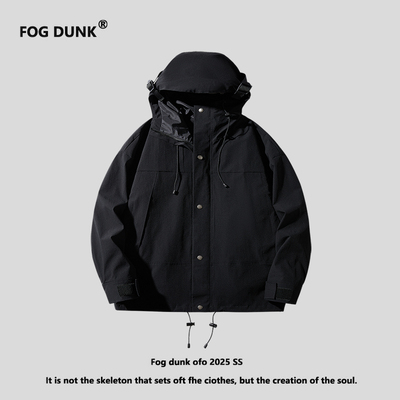 FOG DUNK冲锋衣男女款情侣2025新款外套男爬山穿搭夹克