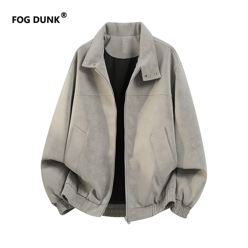 FOG DUNK翻领夹克男宽松百搭休闲外套中性风潮牌夹克