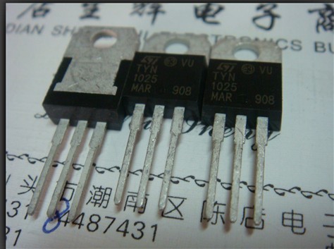 全新进口单向可控硅 TYN1025 TYN106 直插TO-220封装 质量保证