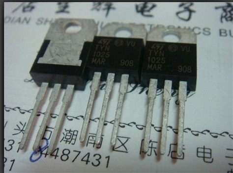 全新进口单向可控硅 TYN1025 TYN106 直插TO-220封装