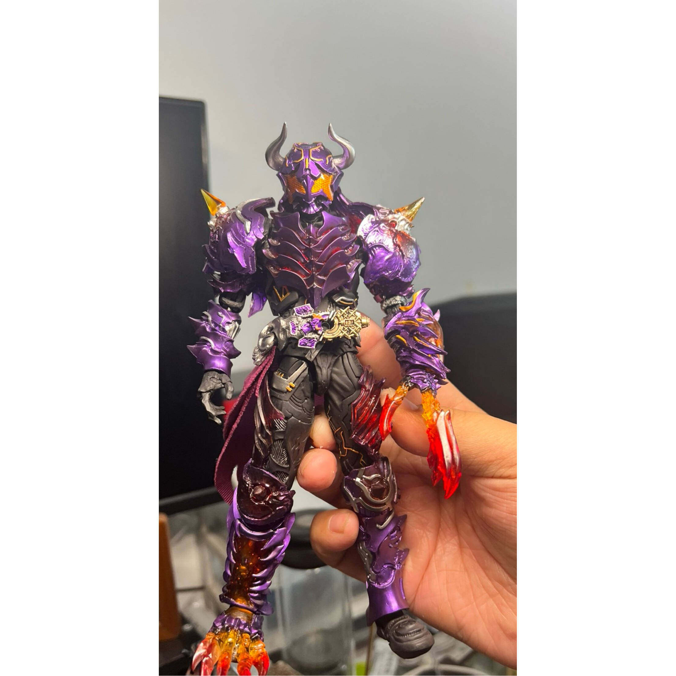 现货 sic  霸牛 假面骑士 僵尸牛骑 gk 改件 非shf 真骨雕