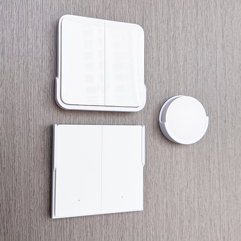 适用于米家xiaomi小米智能无线开关双开蓝牙版壁挂墙贴墙背胶支架