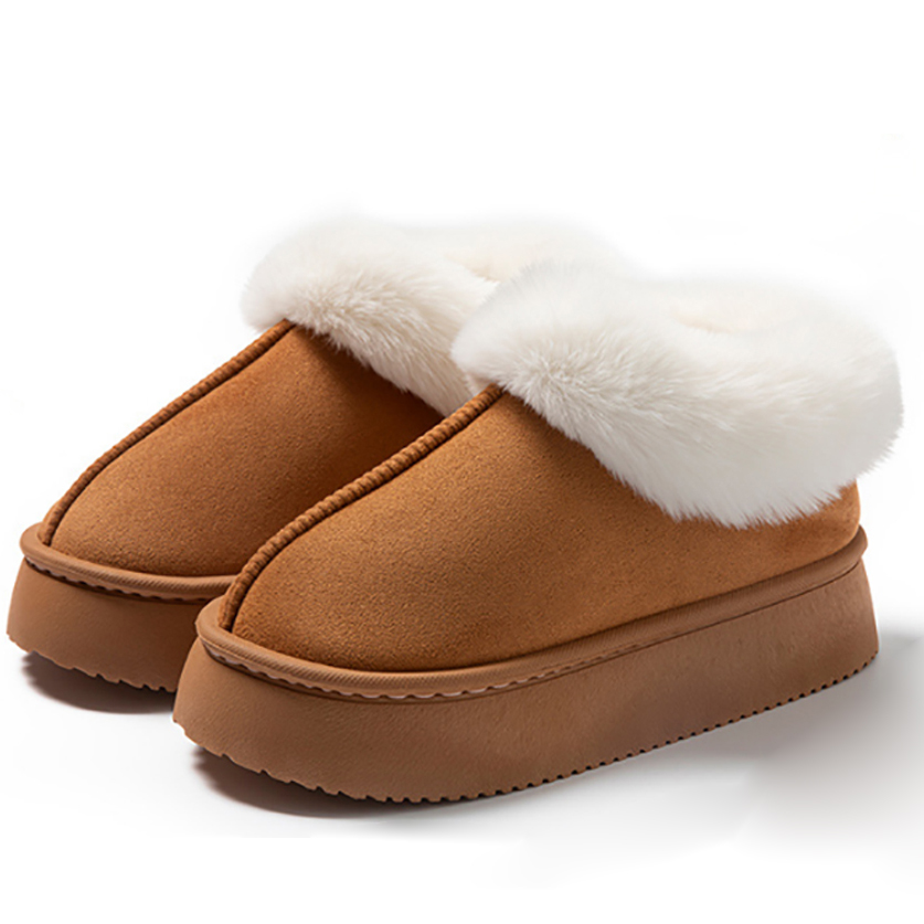 【 雪欧尼专属】厚底雪地靴鞋保暖加绒棉鞋冬季居家