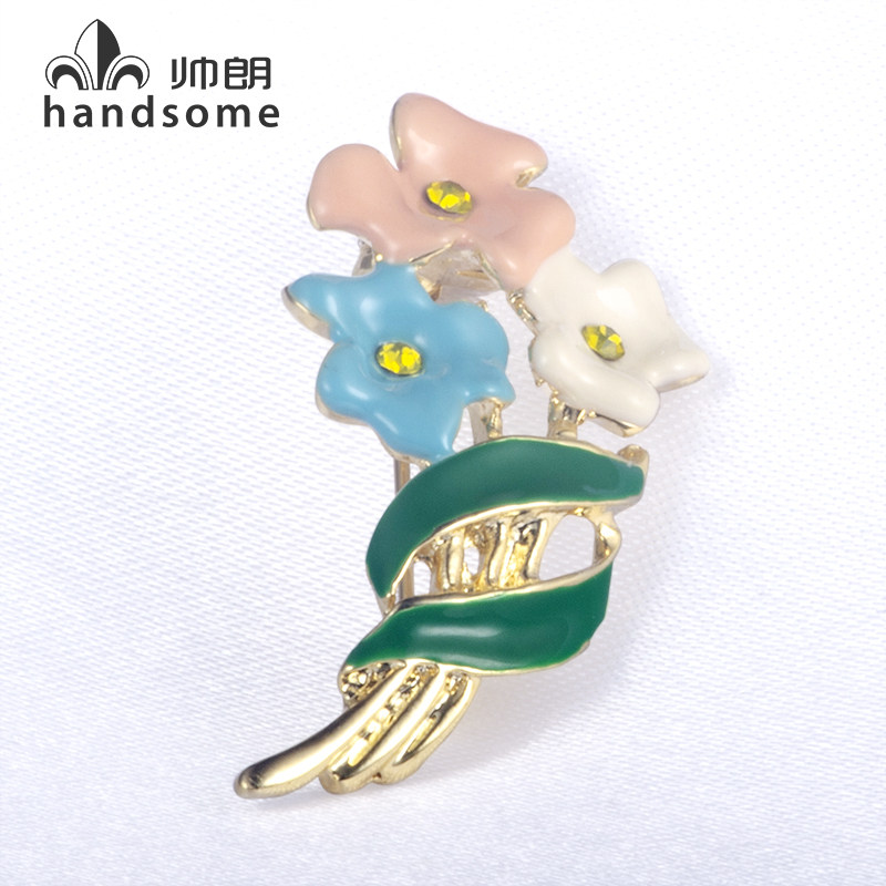 帅朗花卉胸针胸花女精致西装配饰