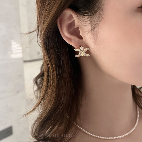 复古新品轻奢精致95折高级感耳环