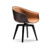 Ginger Poltrona Frau Chair吧椅椅子前台轻奢家用北欧简约