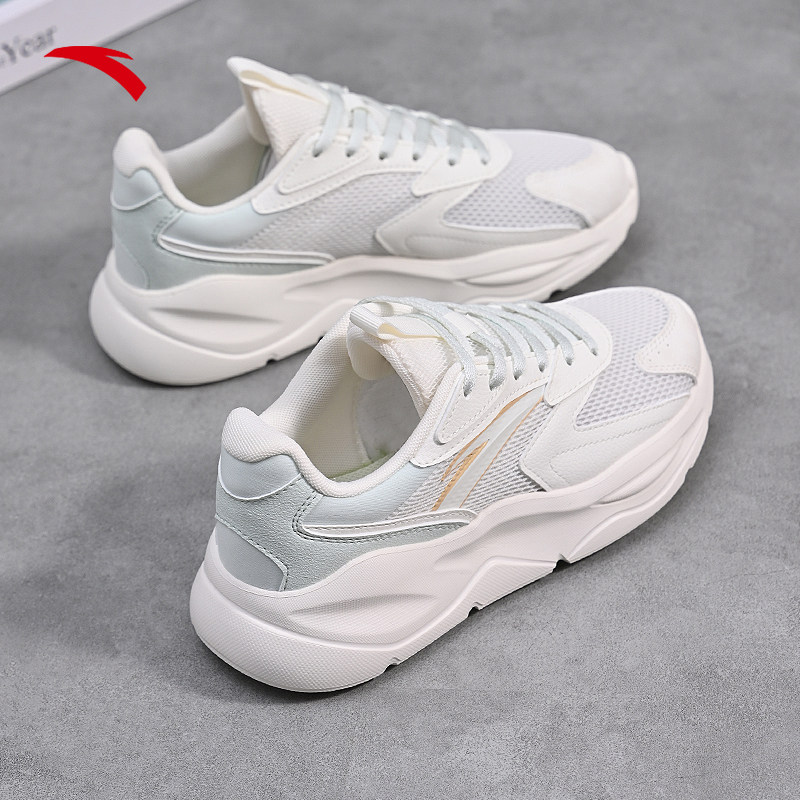 安踏女鞋不羁运动鞋女款2026春季新款潮流厚底网面透气女款休闲鞋,运动鞋new,运动休闲鞋,淘宝优惠券,粉丝福利购,淘宝优惠卷