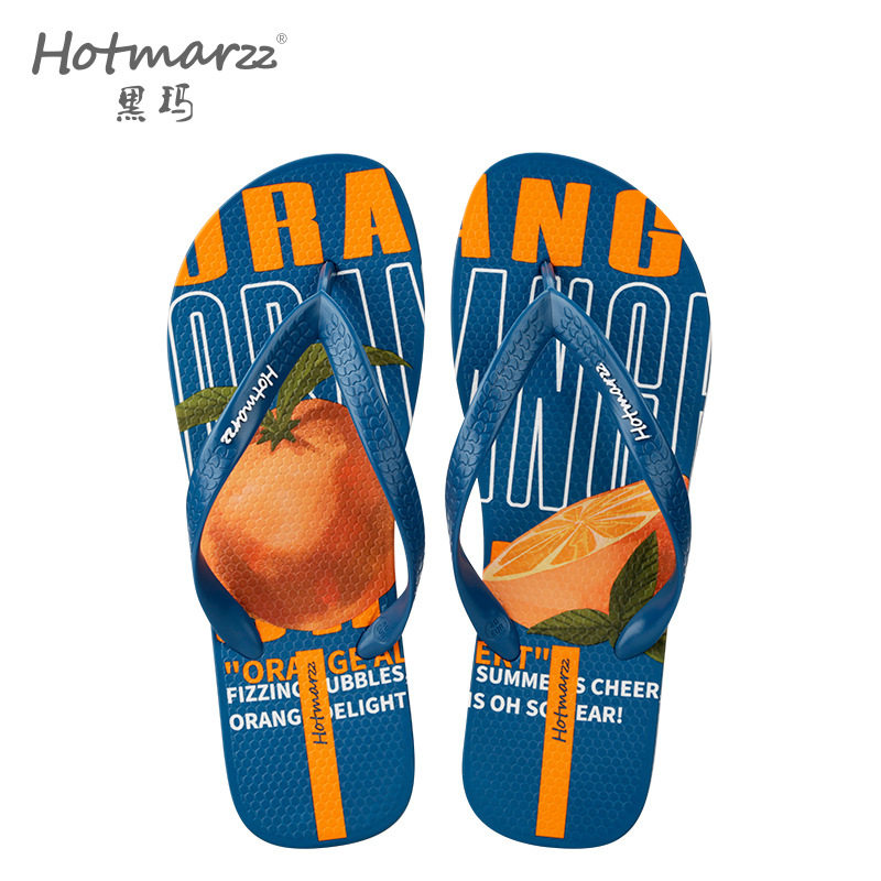 hotmarzz/黑玛人字拖男士夏季防滑夹板耐磨新款广东夹脚拖鞋凉拖