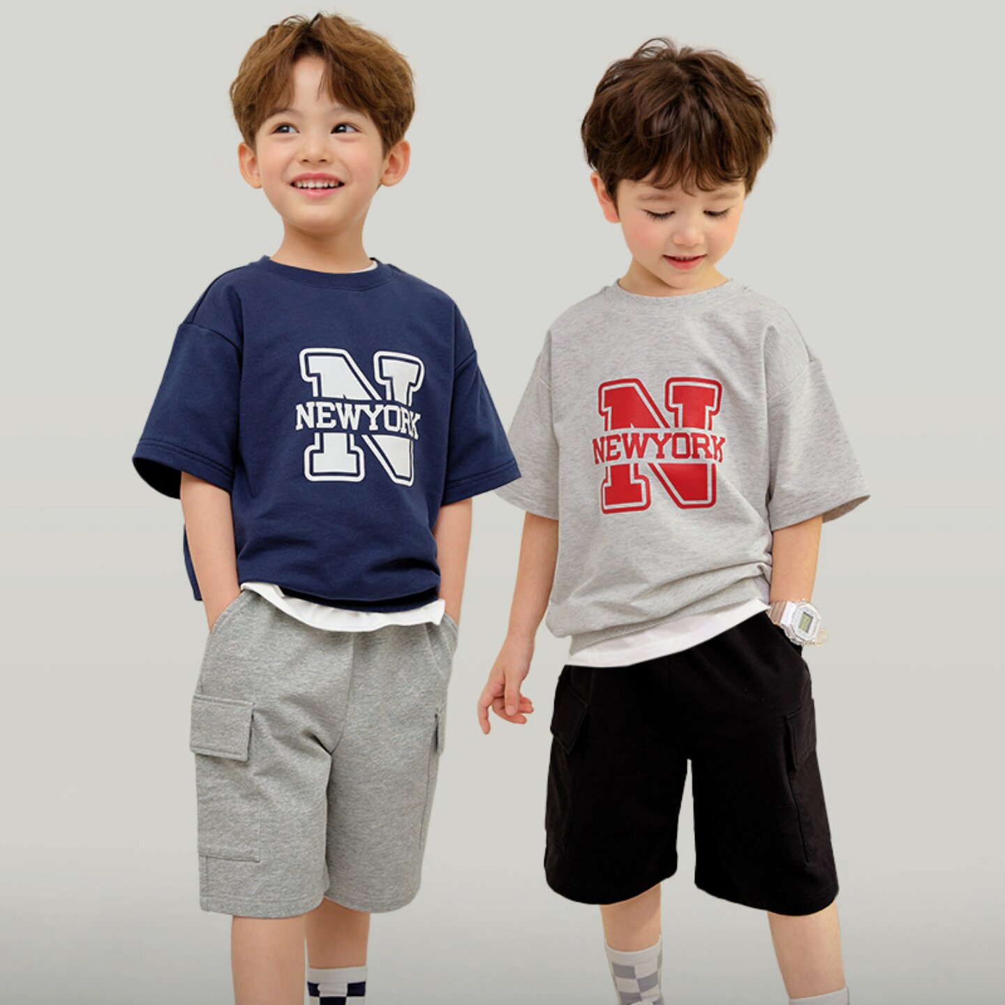 unifriend韩国女童短裤夏儿童裤子宝宝中大童外穿五分运动裤A类