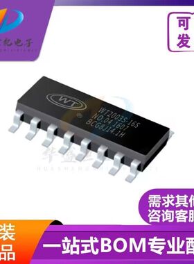 WT2003S-16S 音频mp3解码电路语音 SOP-16封装 质量全新 欢迎咨询