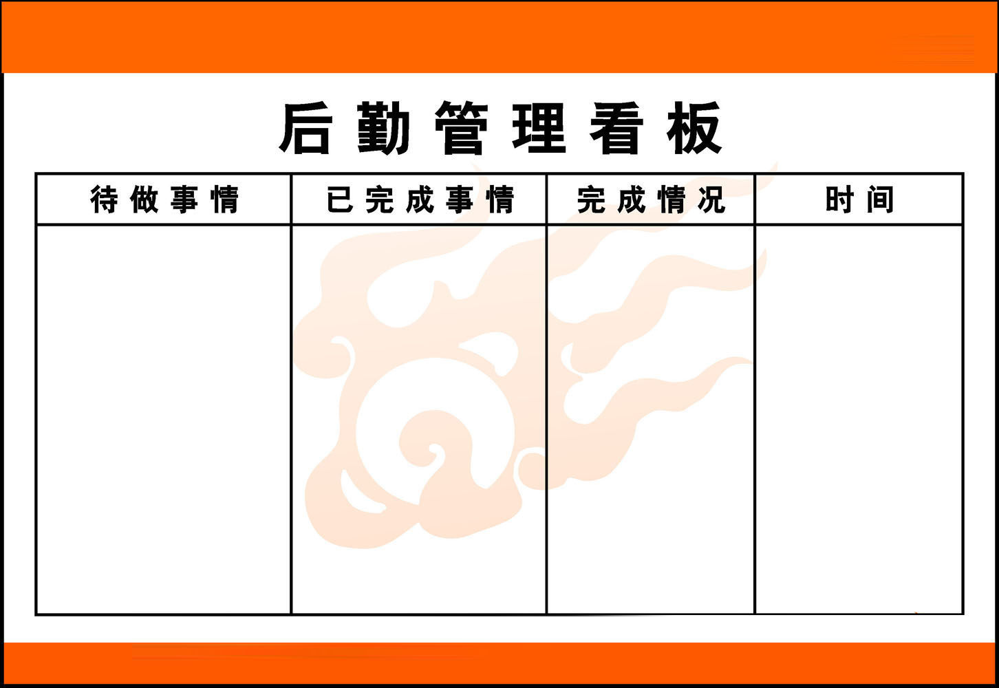602海报印制定制展板素材284学校后勤管理看板