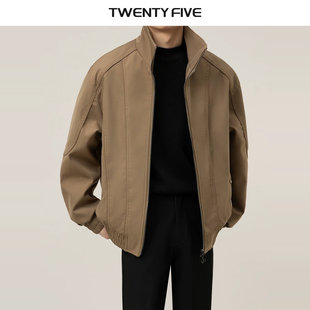 短款 韩系cleanfit廓形立领夹克男潮流高级感男士 外套 新款 2026春季