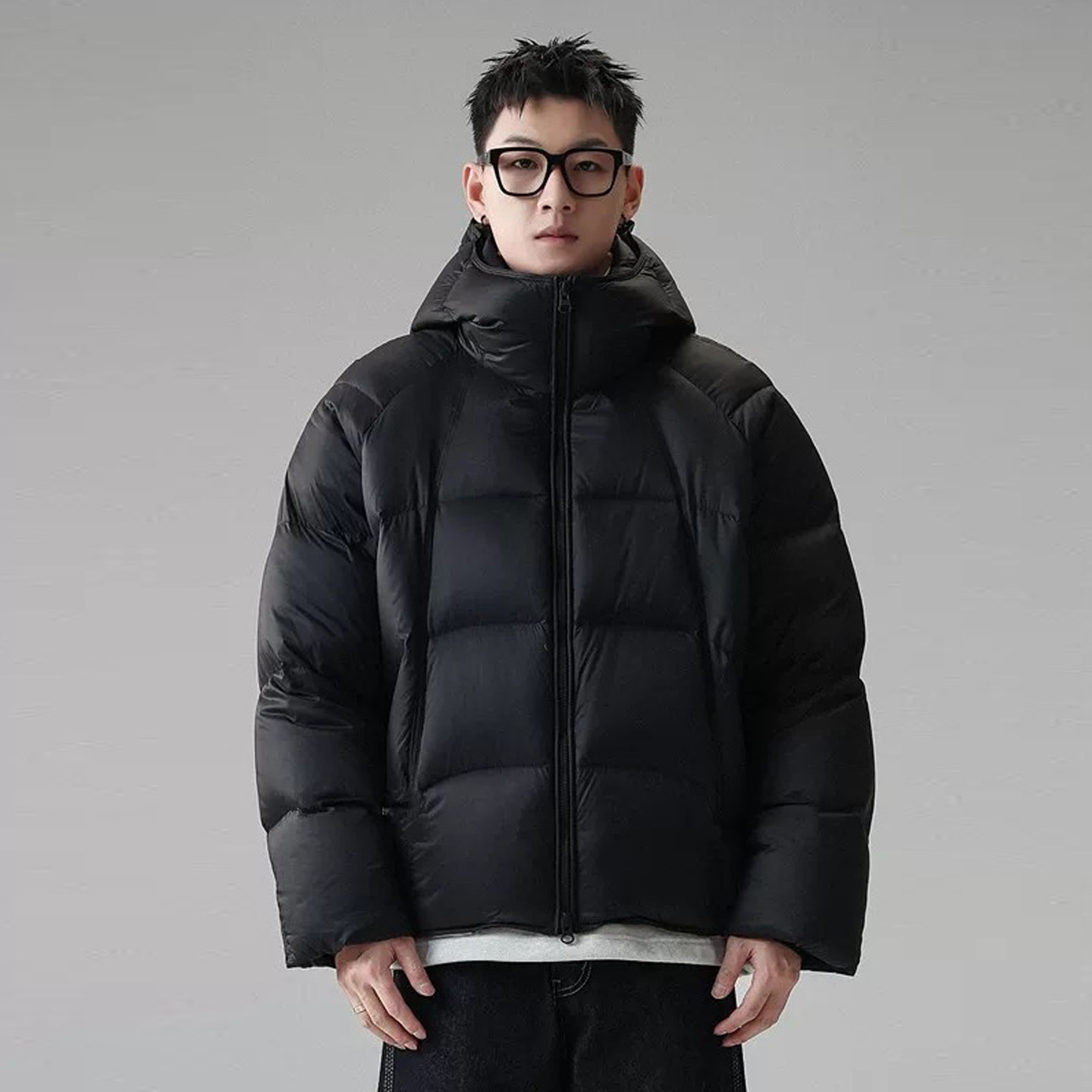 新白鸭绒高领连帽防风羽绒服男冬季加厚情侣休闲新款高充绒量外套,男装,羽绒服,淘宝优惠券,粉丝福利购,淘宝优惠卷