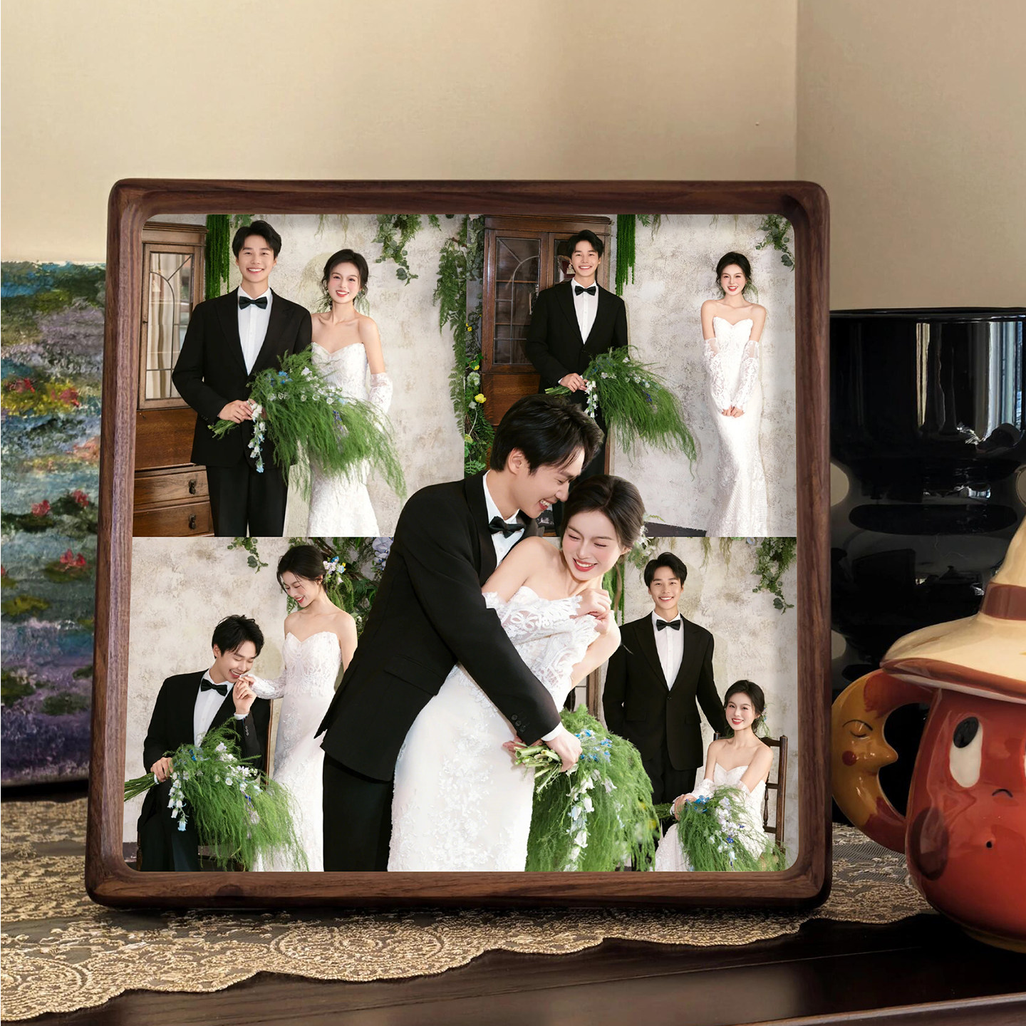 婚礼纪实照片定制摆台挂墙相框