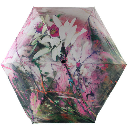 彩虹屋纳米金胶水墨画三折太阳伞