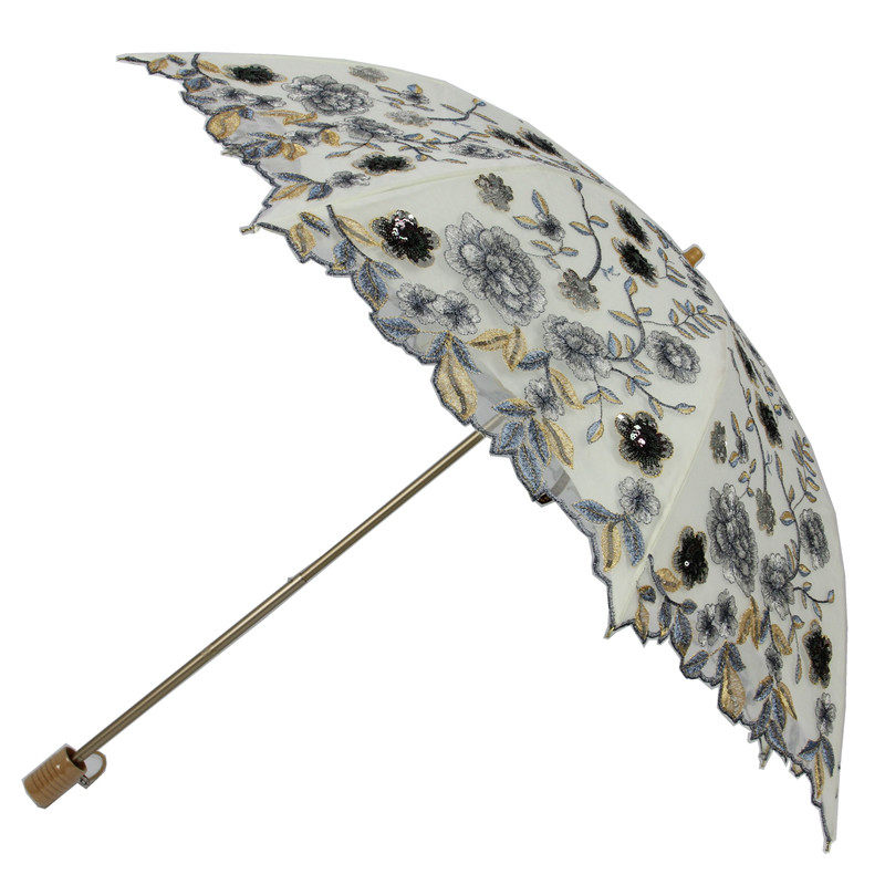 彩虹屋晴雨伞宫廷二折防晒