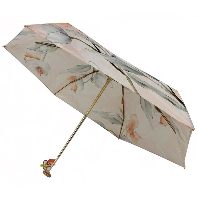 宸达晴雨伞小清新珍珠胶五折防晒