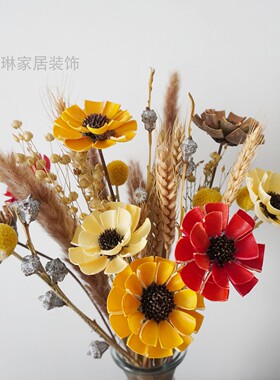 梧桐花原生态手工干花客厅装饰