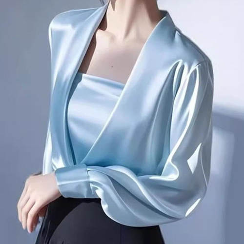 超好看独特漂亮上衣气质衬衫女高级感轻奢减龄洋气春秋2025年新款