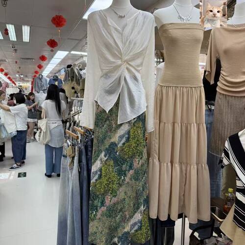 法式V领防晒显瘦长袖衬衫女夏
