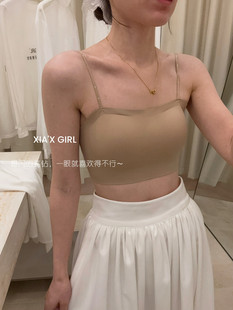 FULL OF CHARM 烫钻粉底液防走光抹胸美背收副乳文胸裹胸无痕内衣