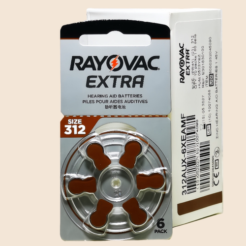 英国RAYOVACEXTRA312助听器电池