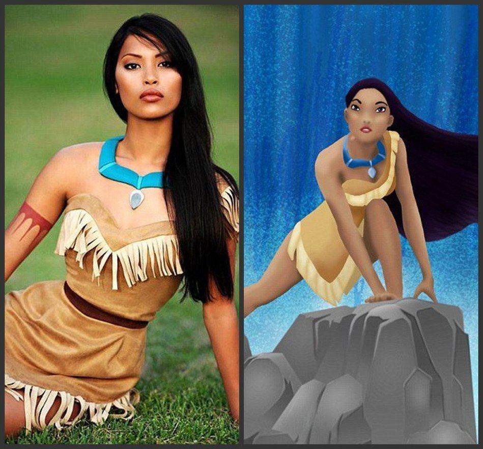 Disney 迪斯尼公主《风中奇缘》印第安公主 宝嘉康蒂 cosplay服装