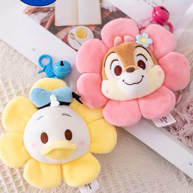 迪士尼草莓熊公仔书包小挂件毛绒玩具布娃娃包包玩偶钥匙扣挂饰