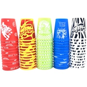 Yongjun speed stack cup graffiti fly stack cup set Rubiks cube game đặc biệt gửi túi lưới mẫu giáo đồ chơi trẻ em - Đồ chơi IQ