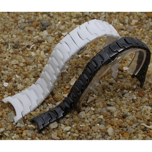 陶瓷手表配件适用RADO雷达6027-3可酉豪KAXHAO2002L表链8601G表带