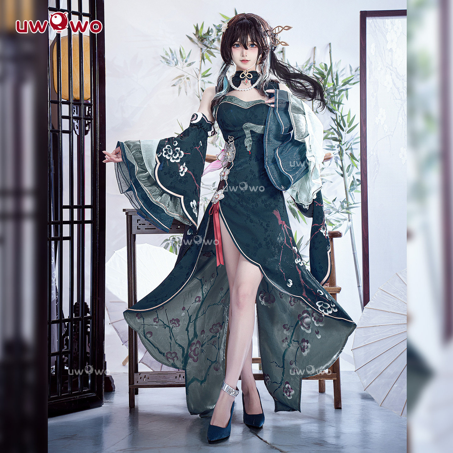 现货悠窝窝cosplay崩坏星穹铁道 阮梅 揽青仙 cos 同人 C服图片
