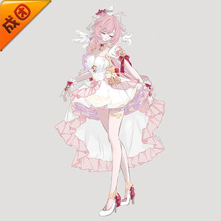 成团定金 悠窝窝cosplay崩坏三 爱莉希雅 花之巡礼 cos 同人C服