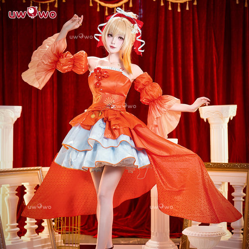 现货悠窝窝原神 宵宫 璀夜华宴 cos 服装女 C服 cosplay服装