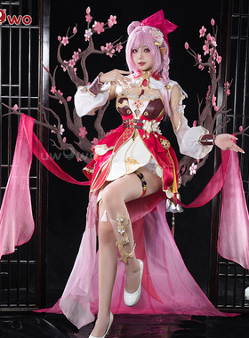 现货悠窝窝崩坏3 真我 人之律者 爱莉希雅 cosplay春好桃夭