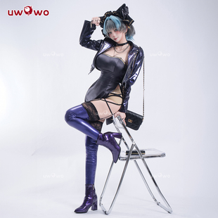 预售悠窝窝cosplay碧蓝航线 WF2025夏 柴郡日常小礼服 cos服