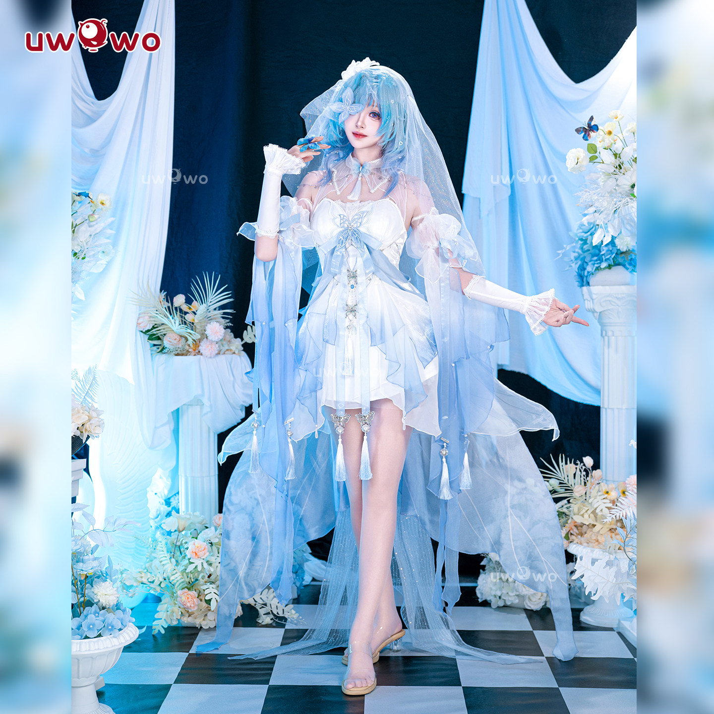预售悠窝窝鸣潮 守岸人 沧澜 cos 同人C服 cosplay服装仙侠风图片