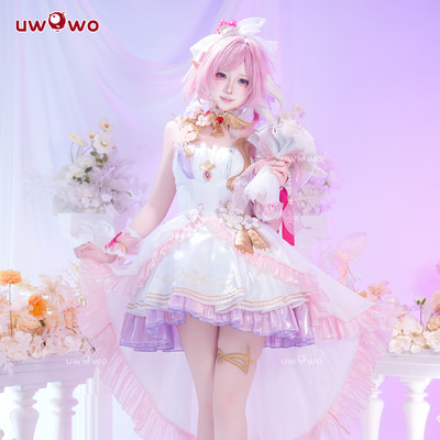 预售悠窝窝cosplay崩坏三 爱莉希雅 花之巡礼 cos 同人C服