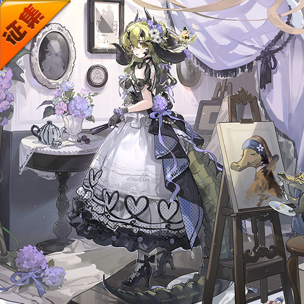 征集定金 悠窝窝cosplay明日方舟 花冕圆舞曲 艾丝黛尔 cos C服