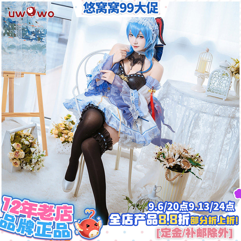 原神cosplay甘雨同人女仆图片