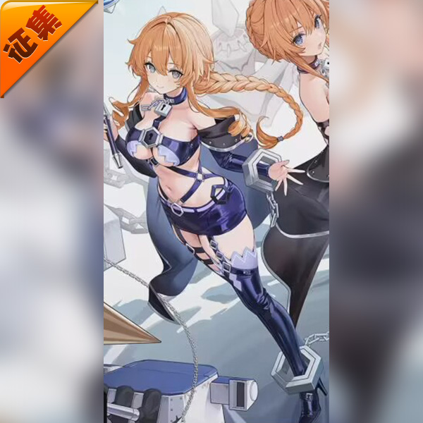 征集定金 悠窝窝cosplay碧蓝航线联动约会大作战八舞夕弦 cosC服