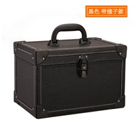 Черный узор личи с зеркалом и перегородкой