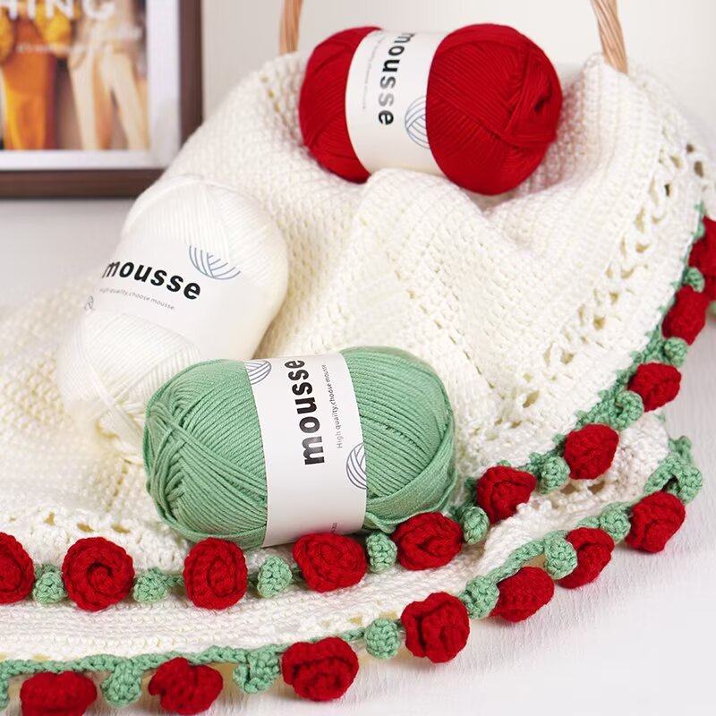 亲肤棉线婴儿宝宝毛衣钩针手工DIY花束编制材料包,服饰配件/皮带/帽子/围巾,DIY编织材料包,淘宝优惠券,粉丝福利购,淘宝优惠卷