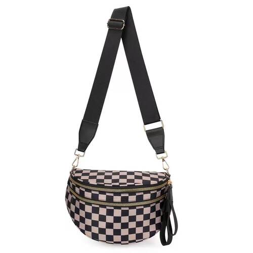 Trendy Plaid Shell Bag Women Lightweight  Crossbody Tote
